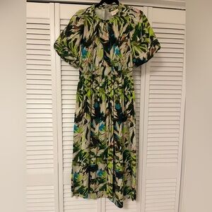 Love the Label Green Leaf Midi Dress
